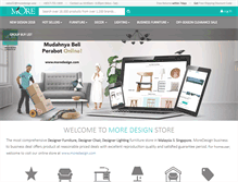 Tablet Screenshot of moredesign.asia